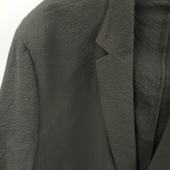 Alfani Men's Blazer XXL Deep Black Textured Classic Fit Sport Coat - Picture 6 of 10